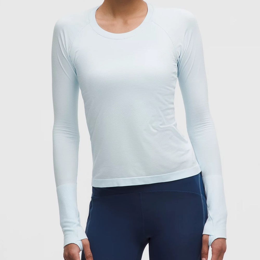 Lululemon Swiftly Tech Long-Sleeve 2.0 *Race Length (Powder Blue)